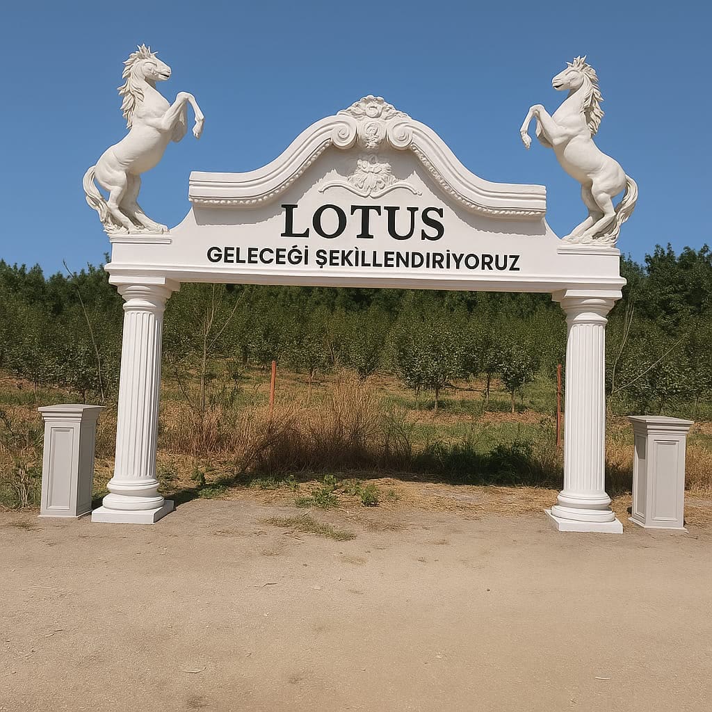 Atlı kapı girişi